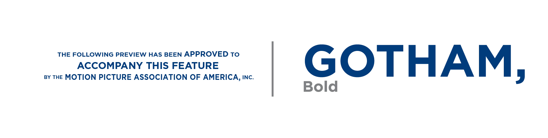 rating screen font gotham bold