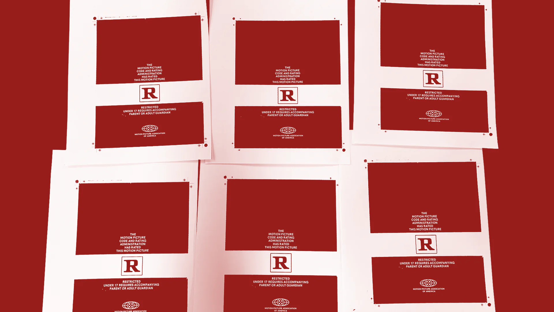 Rated R Screenprinted Posters