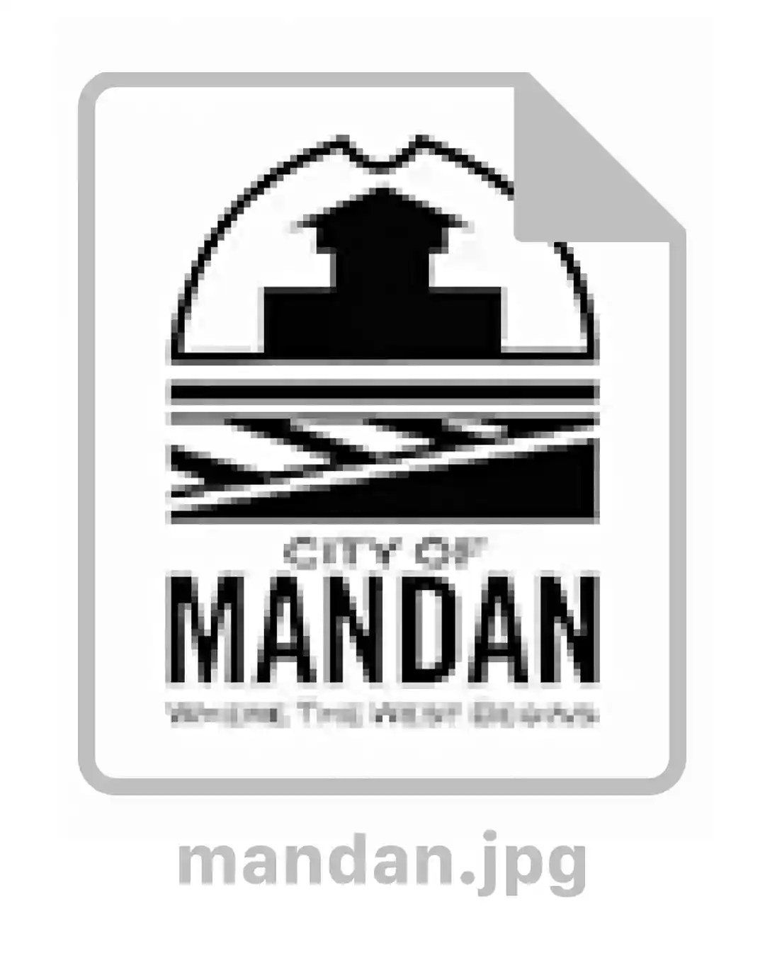 pixelated City of Mandan jpeg